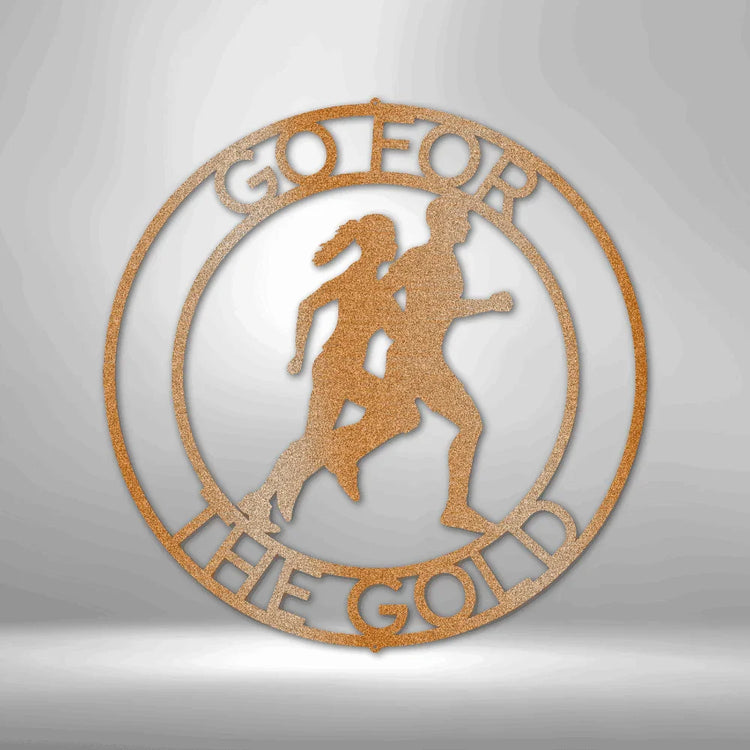 Cross Country Personalized Gifts - Custom Metal Sign for Marathon Runner - GiFTiFY