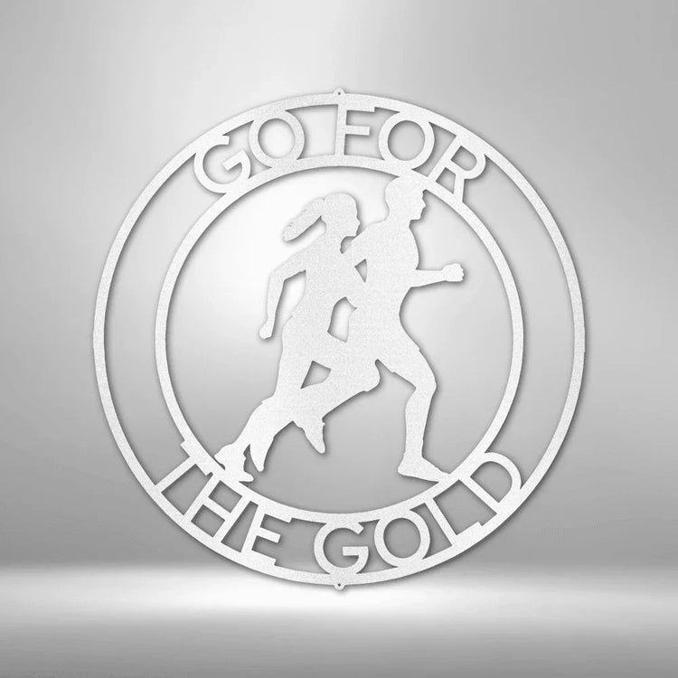 Cross Country Personalized Gifts - Custom Metal Sign for Marathon Runner - GiFTiFY