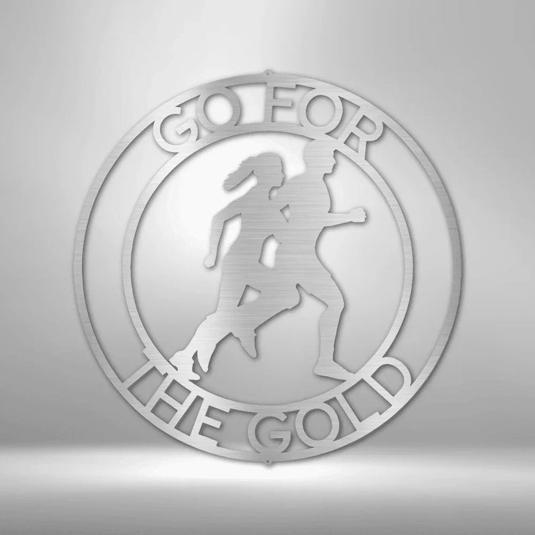 Cross Country Personalized Gifts - Custom Metal Sign for Marathon Runner - GiFTiFY