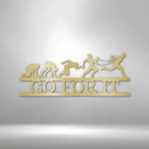 Evolution of Running Personalized Gifts - Custom Metal Sign for Marathon Runner - GiFTiFY