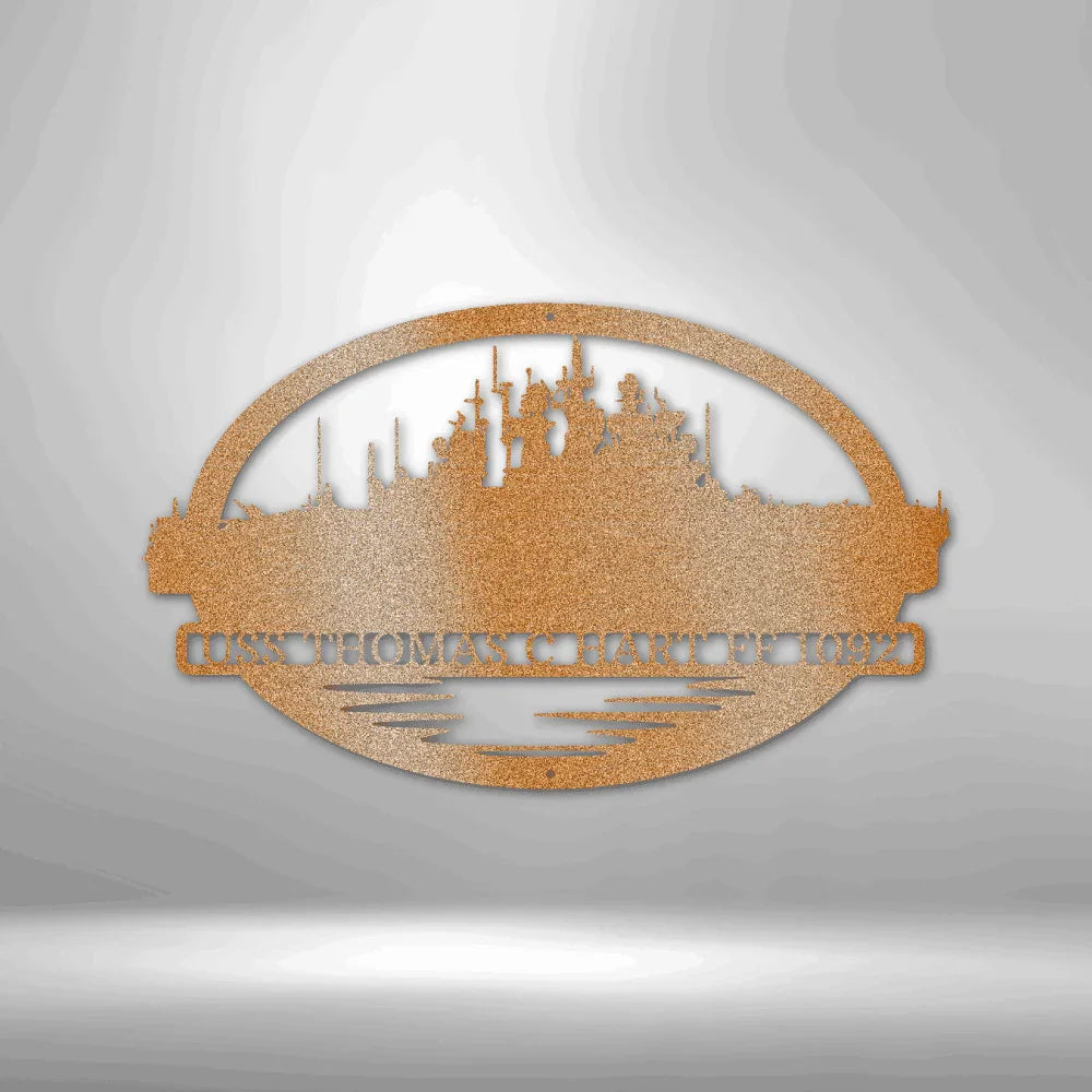 Battleship Navy SEALs Veteran - Custom Metal Sign - GiFTiFY