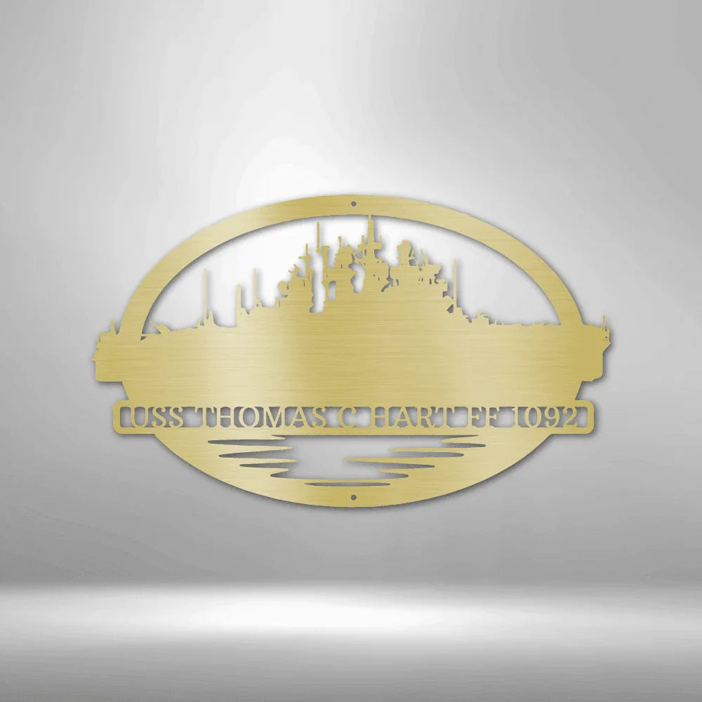 Battleship Navy SEALs Veteran - Custom Metal Sign - GiFTiFY