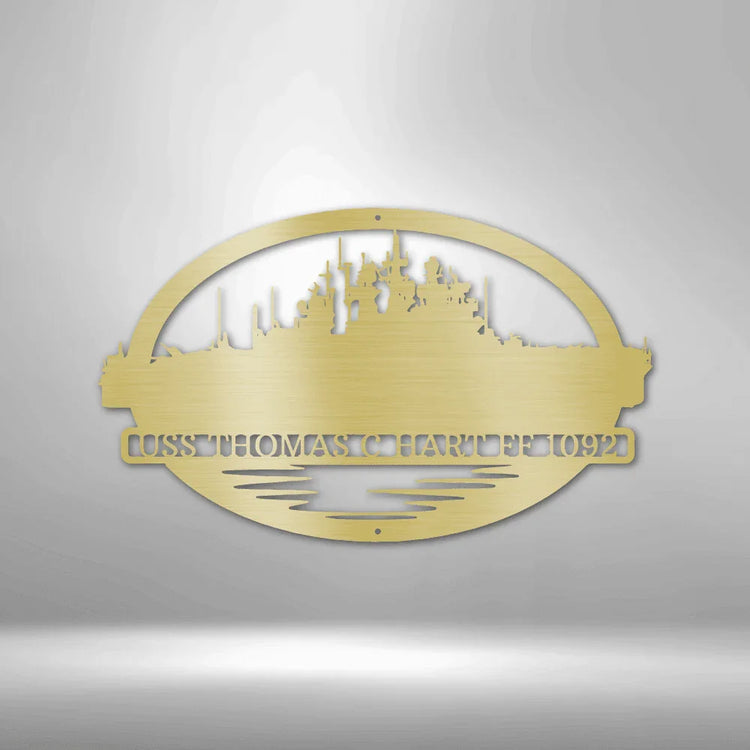 Battleship Navy SEALs Veteran - Custom Metal Sign - GiFTiFY