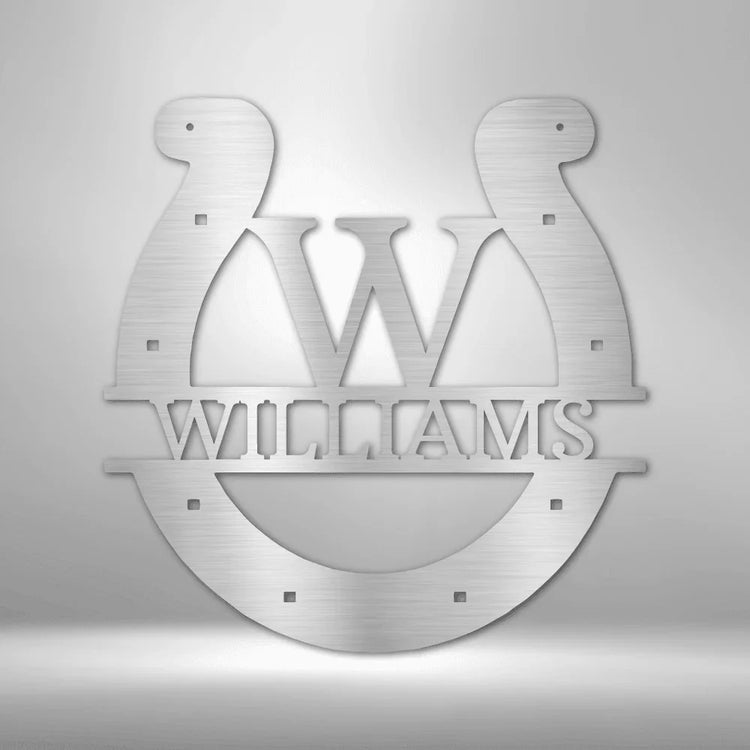 Horseshoe Personalized Gifts - Custom Metal Sign - GiFTiFY