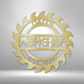 Dad Workshop Garage Personalized Gifts - Custom Metal Sign for Father&