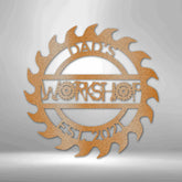 Dad Workshop Garage Personalized Gifts - Custom Metal Sign for Father&