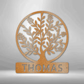 Family Tree Personalized Gifts - Custom Metal Sign - GiFTiFY