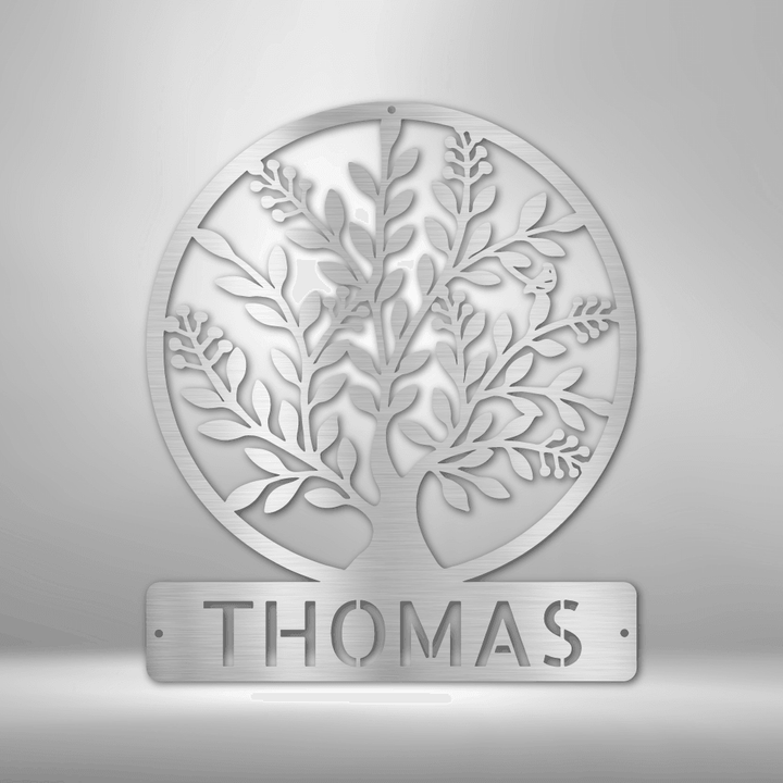 Family Tree Personalized Gifts - Custom Metal Sign - GiFTiFY