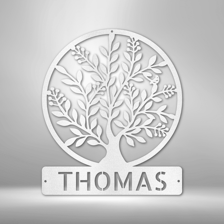 Family Tree Personalized Gifts - Custom Metal Sign - GiFTiFY
