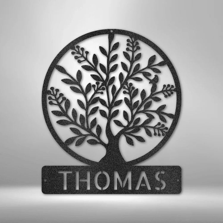 Family Tree Personalized Gifts - Custom Metal Sign - GiFTiFY