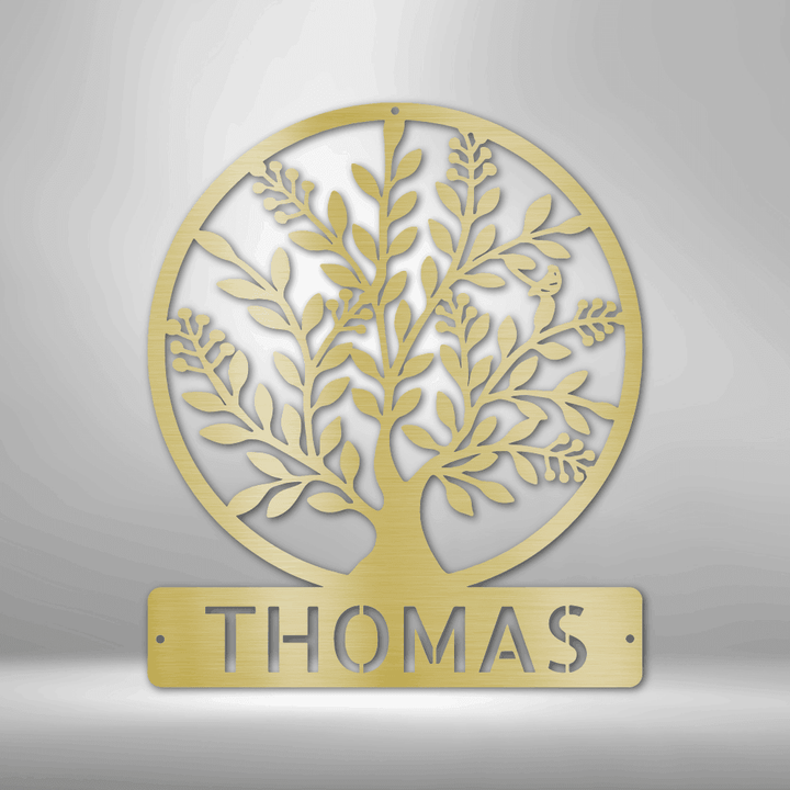 Family Tree Personalized Gifts - Custom Metal Sign - GiFTiFY