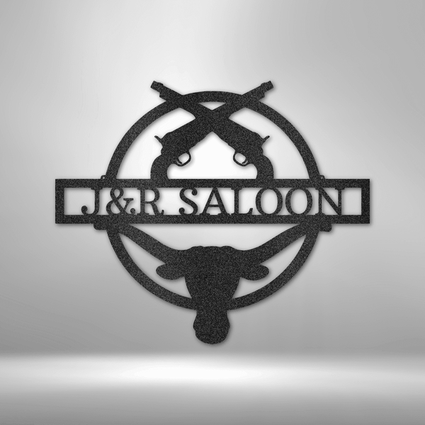Saloon Personalized Gifts - Custom Metal Sign - GiFTiFY