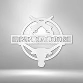 Saloon Personalized Gifts - Custom Metal Sign - GiFTiFY