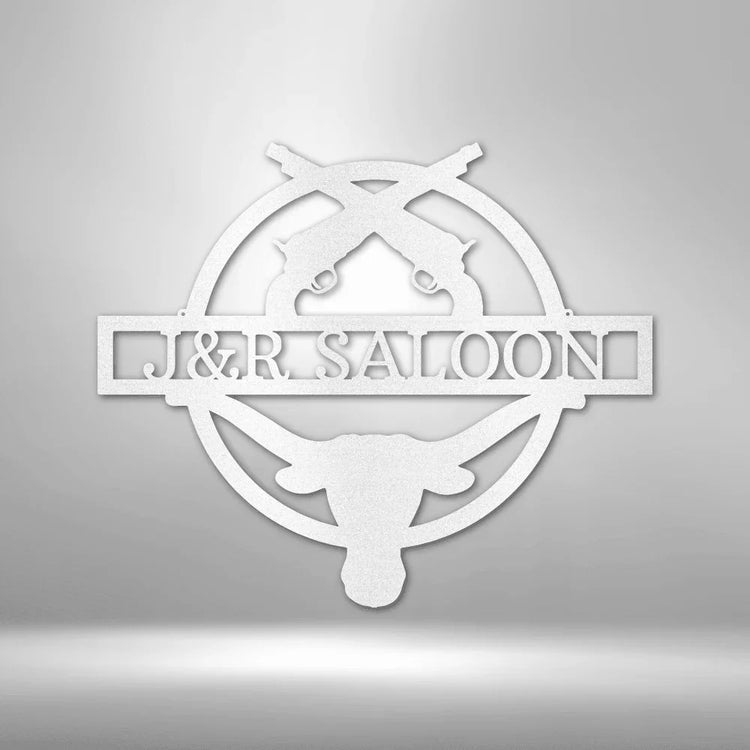 Saloon Personalized Gifts - Custom Metal Sign - GiFTiFY