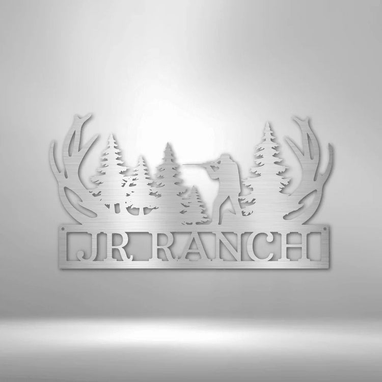 Wildlife Camping Personalized Gifts - Custom Metal Sign - GiFTiFY