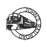 Modern Train Ring Personalized Gifts - Custom Metal Sign - GiFTiFY