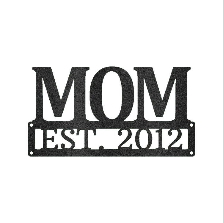 Custom Metal Sign for Mom - Personalized Mother’s Day Gift - Wall or Porch Decor - GiFTiFY