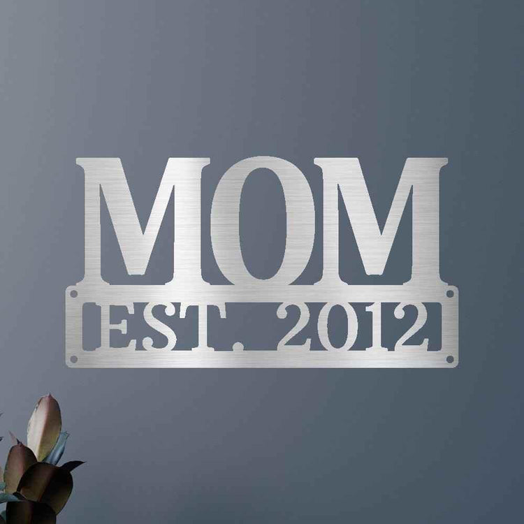 Custom Metal Sign for Mom - Personalized Mother’s Day Gift - Wall or Porch Decor - GiFTiFY