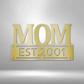 Personalized Mother’s Day Metal Sign - Custom Family Name Plaque for Mom - GiFTiFY