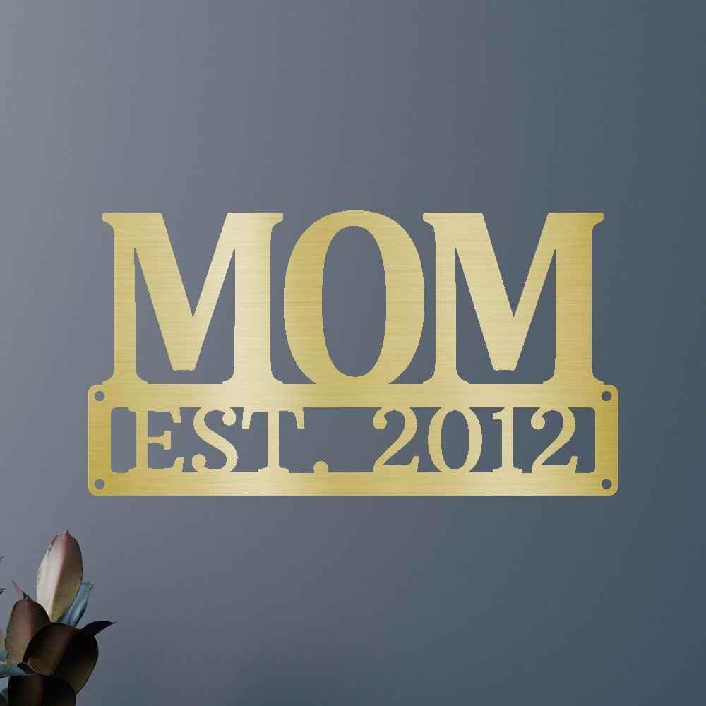 Custom Metal Sign for Mom - Personalized Mother’s Day Gift - Wall or Porch Decor - GiFTiFY