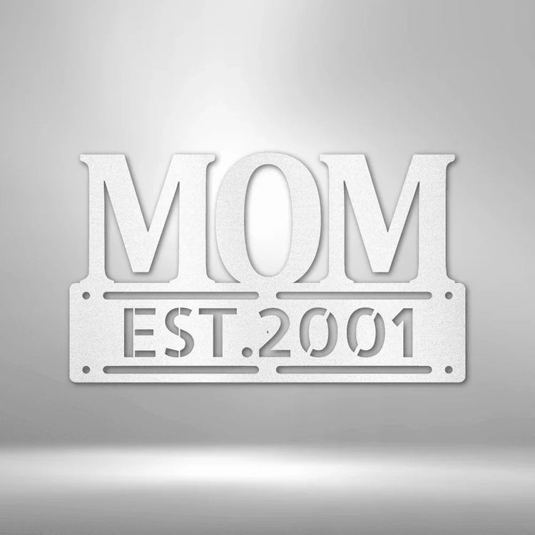 Personalized Mother’s Day Metal Sign - Custom Family Name Plaque for Mom - GiFTiFY
