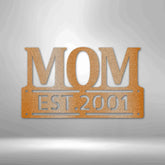 Personalized Mother’s Day Metal Sign - Custom Family Name Plaque for Mom - GiFTiFY