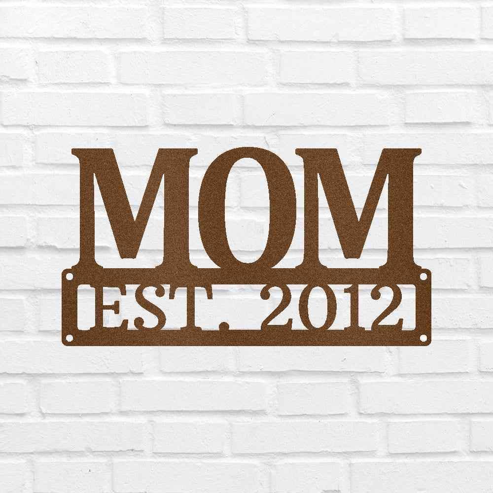 Custom Metal Sign for Mom - Personalized Mother’s Day Gift - Wall or Porch Decor - GiFTiFY