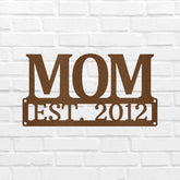 Custom Metal Sign for Mom - Personalized Mother’s Day Gift - Wall or Porch Decor - GiFTiFY