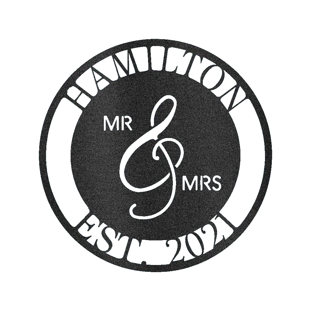 Mr and Mrs Personalized Gifts - Custom Metal Sign - GiFTiFY