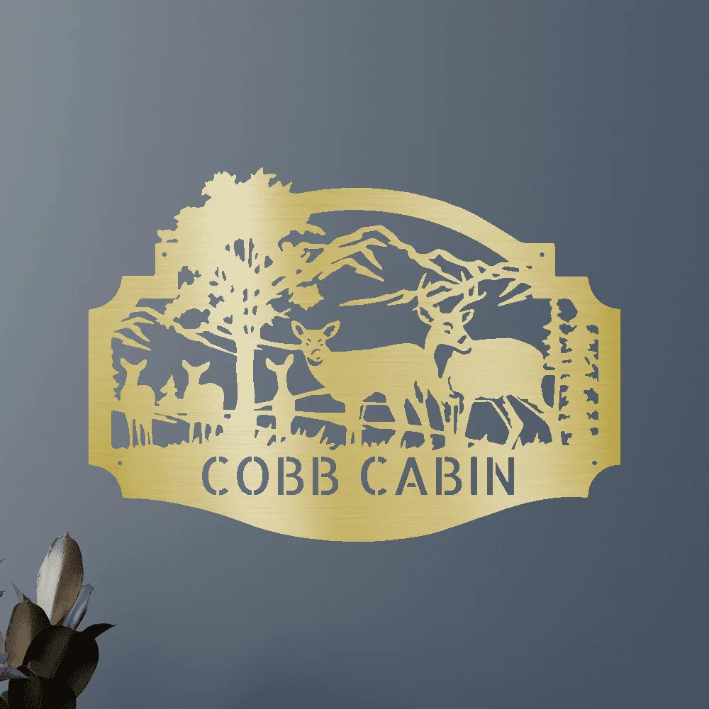 Name Metal Sign - Custom Metal Sign, Anniversary/Wedding/Housewarming/Christmas Gift - GiFTiFY