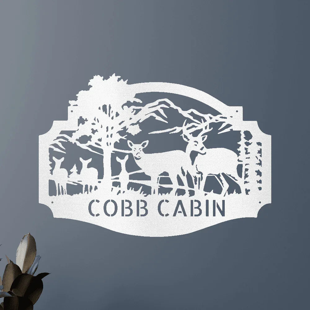 Name Metal Sign - Custom Metal Sign, Anniversary/Wedding/Housewarming/Christmas Gift - GiFTiFY