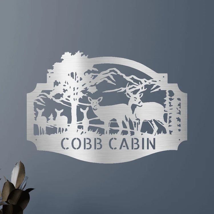 Name Metal Sign - Custom Metal Sign, Anniversary/Wedding/Housewarming/Christmas Gift - GiFTiFY