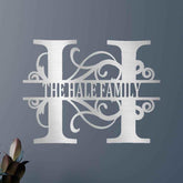 Name Sign - Custom Metal Sign, Family Split Letter Monogram, Wedding Gift - GiFTiFY