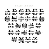 Name Sign - Custom Metal Sign, Family Split Letter Monogram, Wedding Gift - GiFTiFY