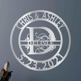 Name Sign - Custom Metal Sign, Split Letter, Wedding Gift - GiFTiFY