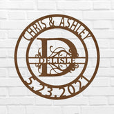 Name Sign - Custom Metal Sign, Split Letter, Wedding Gift - GiFTiFY