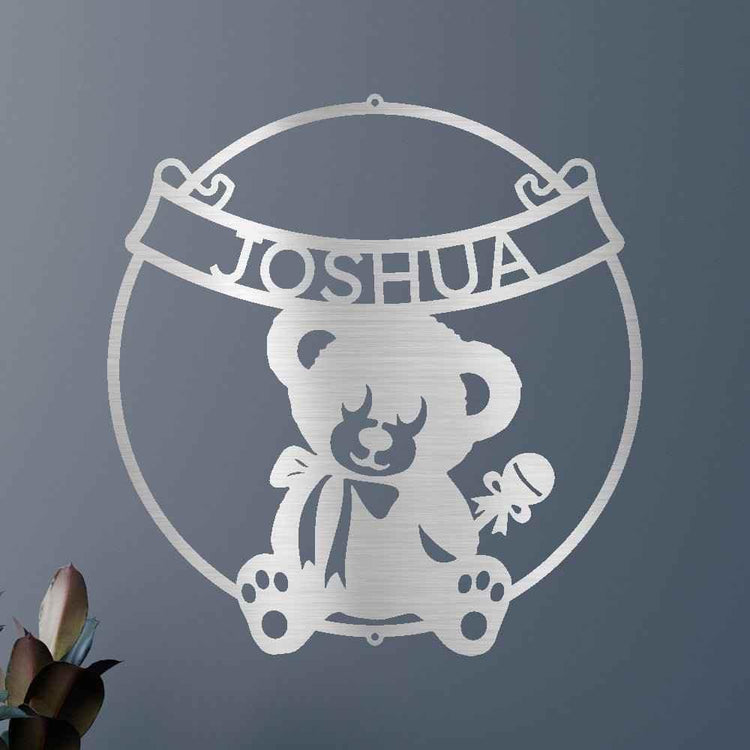 Newborn Baby Gift - Custom Metal Sign, Christmas Gift - GiFTiFY