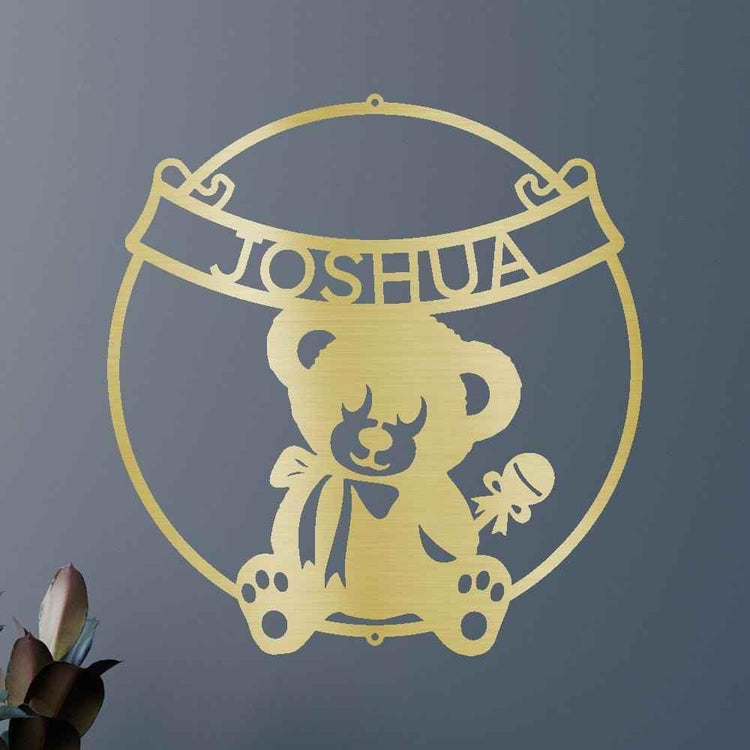 Newborn Baby Gift - Custom Metal Sign, Christmas Gift - GiFTiFY