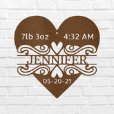 Newborn Love Personalized Gifts - Custom Metal Sign - GiFTiFY