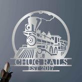 Vintage Train Personalized Gifts - Custom Metal Sign - GiFTiFY