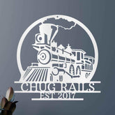 Vintage Train Personalized Gifts - Custom Metal Sign - GiFTiFY