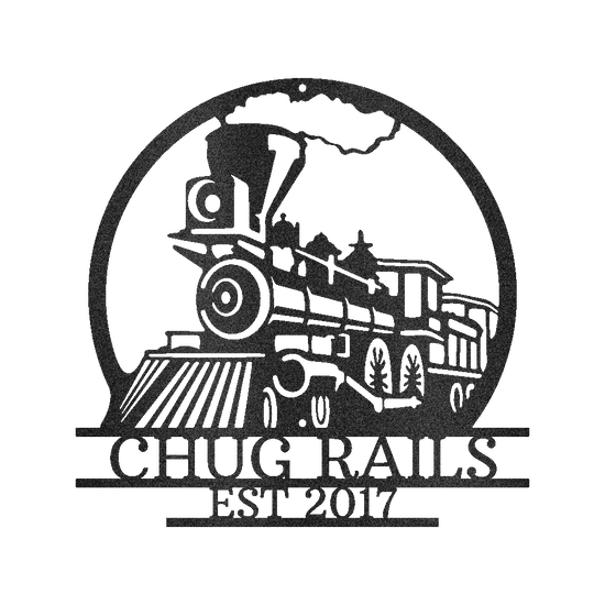 Vintage Train Personalized Gifts - Custom Metal Sign - GiFTiFY