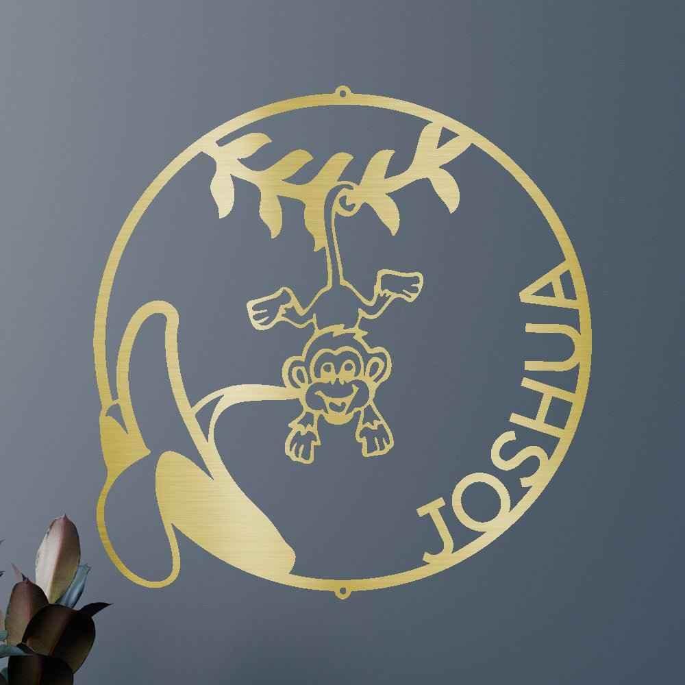 Our Little Monkey Personalized Gifts - Custom Metal Sign - GiFTiFY