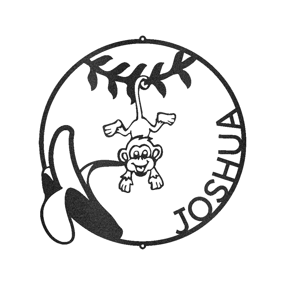 Our Little Monkey Personalized Gifts - Custom Metal Sign - GiFTiFY