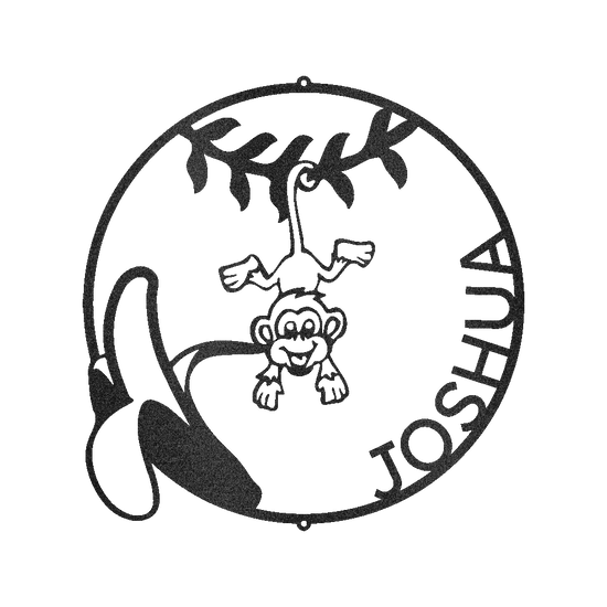 Our Little Monkey Personalized Gifts - Custom Metal Sign - GiFTiFY