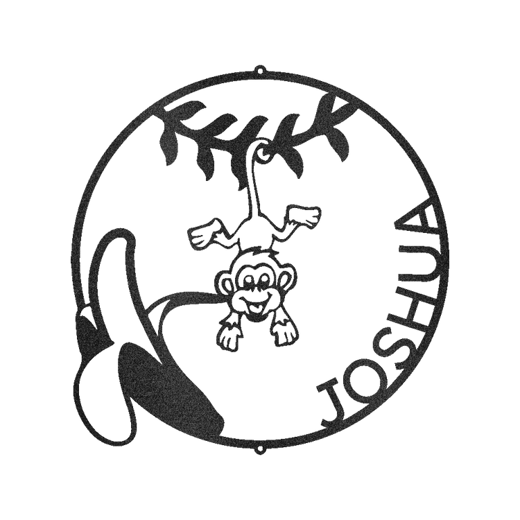 Our Little Monkey Personalized Gifts - Custom Metal Sign - GiFTiFY