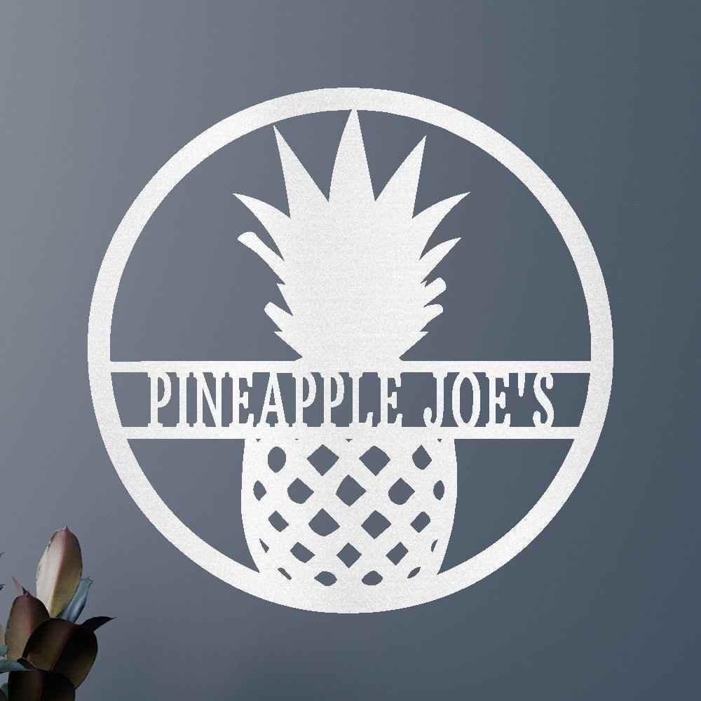 Pineapple Sign - Custom Metal Sign, Housewarming Gift - GiFTiFY