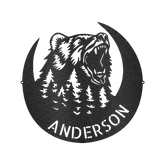 Roaring Bear Personalized Gifts - Custom Metal Sign - GiFTiFY