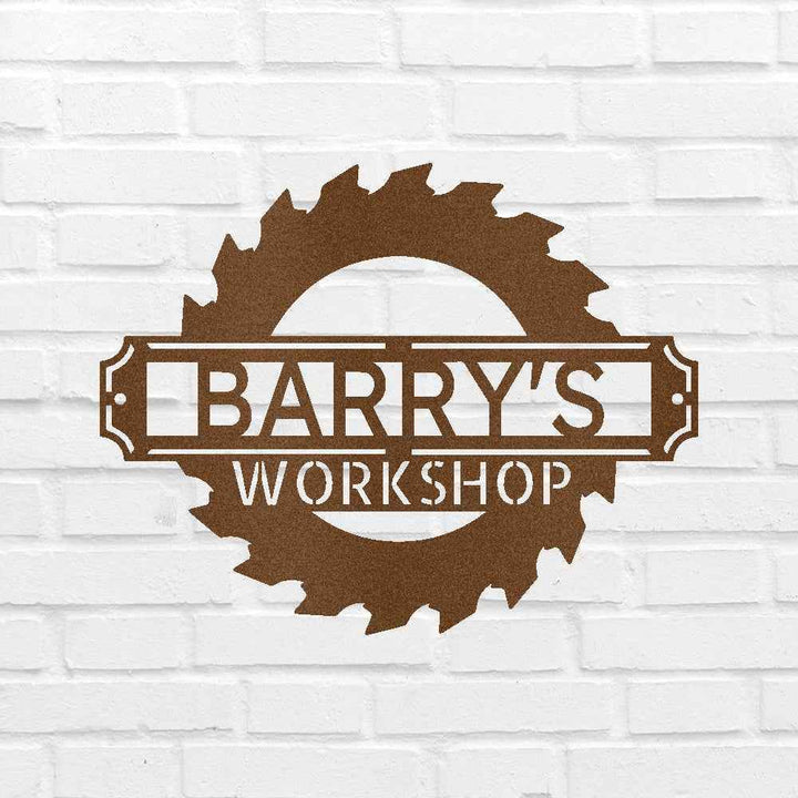 Sawmill Workshop Sign - Custom Metal Sign, Outdoor Home Decor - GiFTiFY
