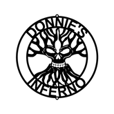 Skull Family Tree Personalized Gifts - Custom Metal Sign - GiFTiFY